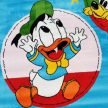 Mickey & Plútó & Donald Disney Gyerekszőnyeg 150 x 230 cm Kék