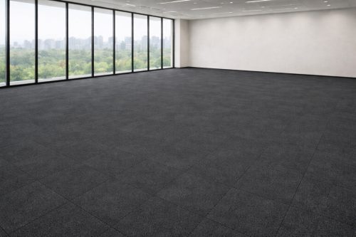 Tibo prémium fekete modul padlószőnyeg 50 x 50 cm