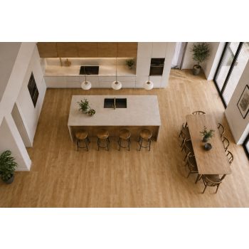   Ermenti famintás barna tekercses vinyl padló PVC 2 m és 4 m széles