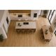 Ermenti famintás barna tekercses vinyl padló PVC 2 m és 4 m széles
