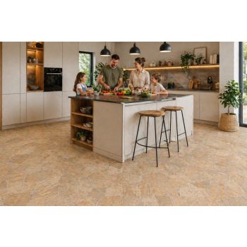   Ozambic kőmintás bézs-barna vinyl padló tekercses PVC 2 m 3 m és 4m széles