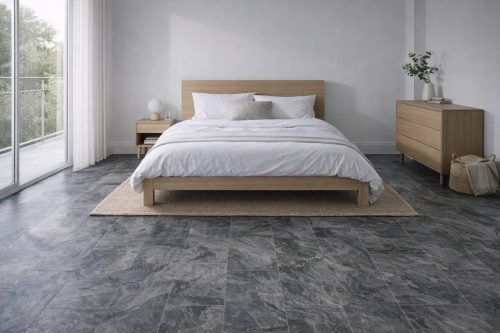  Sötétszürke/fekete Laminált Padlóburkolat – Noxis 