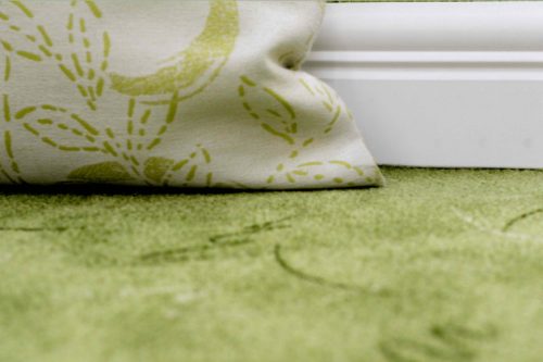 Genia zöld mintás padlószőnyeg