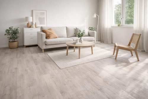  Fehér Laminált Padlóburkolat – Roseau dizájn 