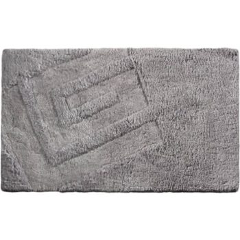 Rozita szürke fürdőszoba szőnyeg 100% pamut 55 x 95 cm
