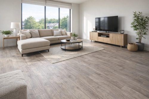  Szürke Laminált Padlóburkolat – Seurat dizájn 