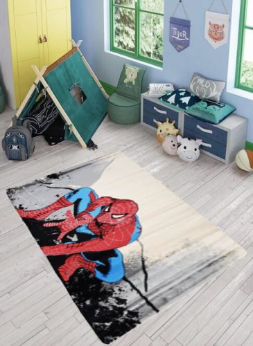 Spiderman Pókember Gyerek Szőnyeg szürke 125 x 200 cm