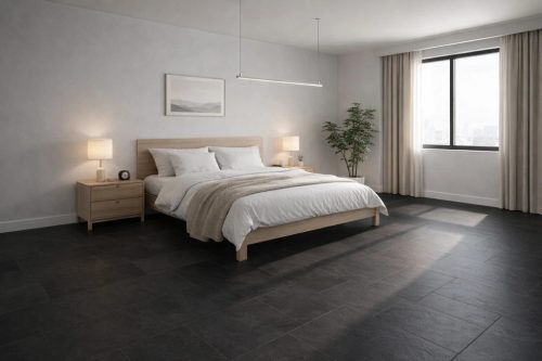  Fekete Laminált Padlóburkolat – Tarawa dizájn 