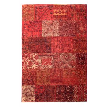 Temple Klasszikus Szőnyeg Piros Patchwork 70 x 140