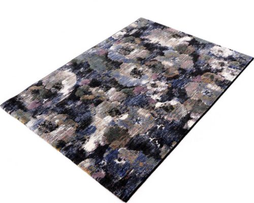 Tracy kék modern szőnyeg 200 x 290 cm virágmintás