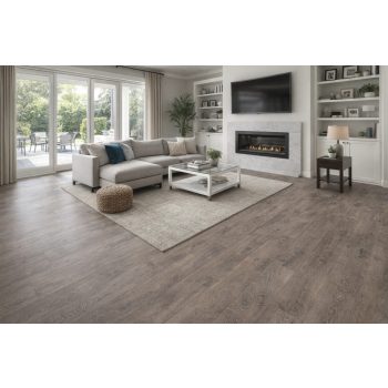  Barna Laminált Padlóburkolat – Virág dizájn 