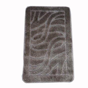   Zente 3 Részes Fürdőszoba Szőnyeg Szett Barna Színben 50 x 80 cm