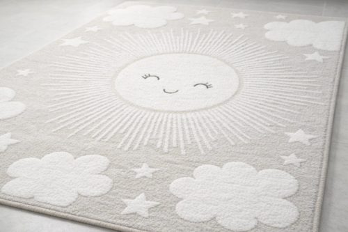  Beige Gyerekszőnyeg – Zündel dizájn 